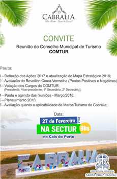 REUNIÃO DO CONSELHO MUNICIPAL DE TURISMO
                            COMTUR
